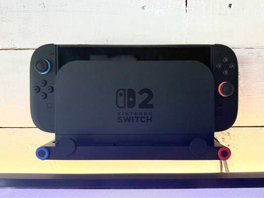 Premium Wall Mount Nintendo Switch2 - Swedish Made by 3DPrintGuru | Sturdy & Stylish Design