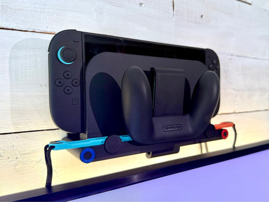 Premium Wall Mount Nintendo Switch2 - Swedish Made by 3DPrintGuru | Sturdy &amp; Stylish Design