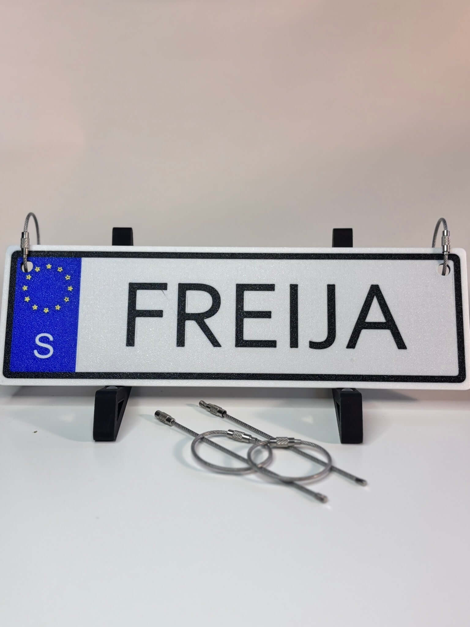 Barnvagnsskylt med namn Personlig Text 