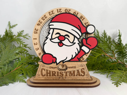 Jultomte nedräkning till Julafton