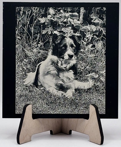 Personligt graverat foto på akryl – presentidé