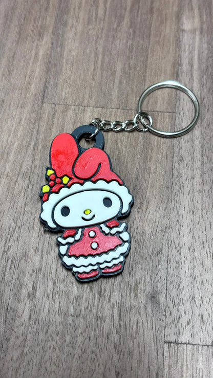 Söt Hello Kitty Nyckelring – Julklapps tips 3dprintguru.se