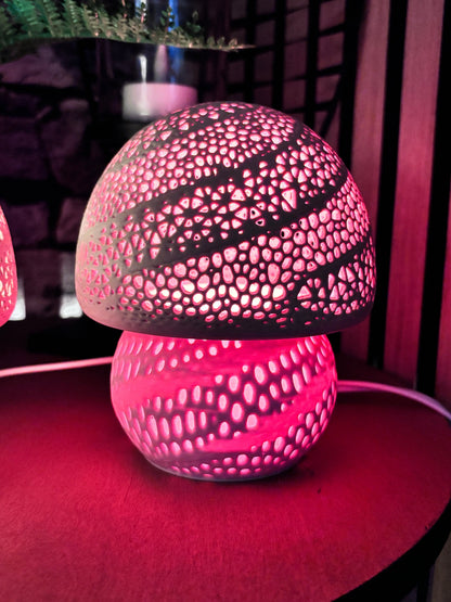 Magisk Svamplampa med LED - 16 Färger & Fjärrkontroll - Perfekt Nattlampa för Mysiga Stunder 3dprintguru.se