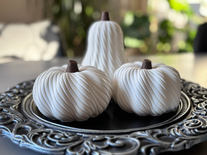 Höstpumpor - Lysande Höstpumpor "Autumn Glow" | Set om 3-delar