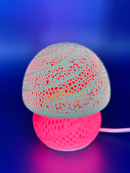Magisk Svamplampa med LED - 16 Färger & Fjärrkontroll - Perfekt Nattlampa för Mysiga Stunder 3dprintguru.se